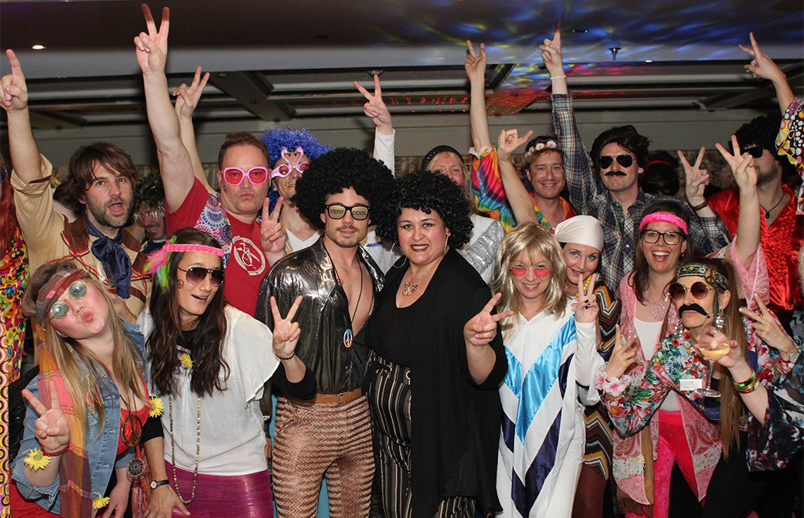 70s-themed party onboard the S.S. Antoinette 